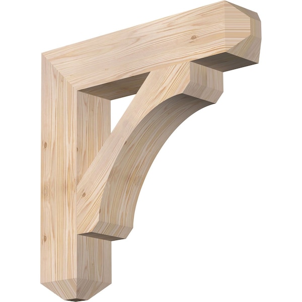 Ekena Millwork Legacy Craftsman Smooth Bracket, Douglas Fir, 5 1/2"W x 28"D x 28"H BKT06X28X28LEC04SDF - main